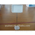 Indoor display Retractable Picture frame Stand with plated pole